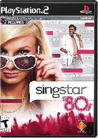 Singstar 80s Playstation 2 US box art